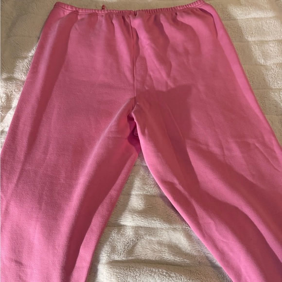 💖SKIMS COTTON FLEECE JOGGERS SWEATPANTS IN BUBBLEGUM XL NEW WITH TAGS - Picture 9 of 14